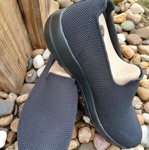 Skechers Go Walk Black Slip-On Knit Shoes Size 10